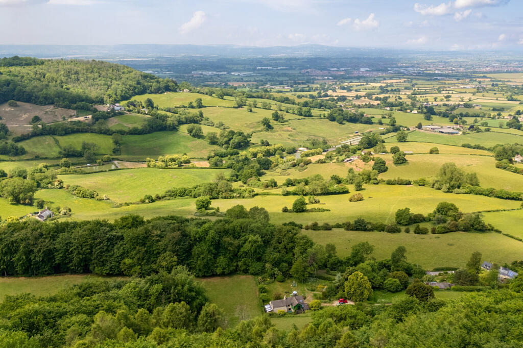 Elevated View Over House