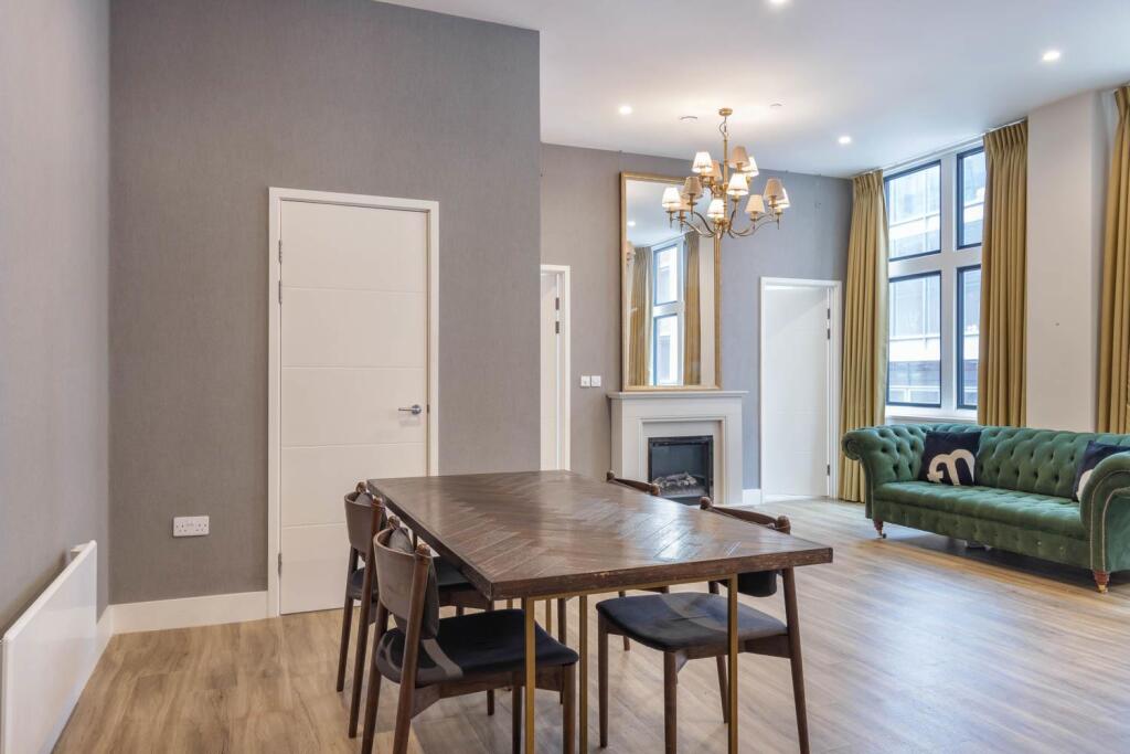 Open plan living area