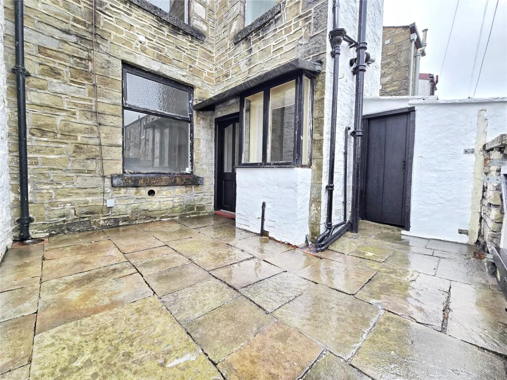 Rear Stone Patio