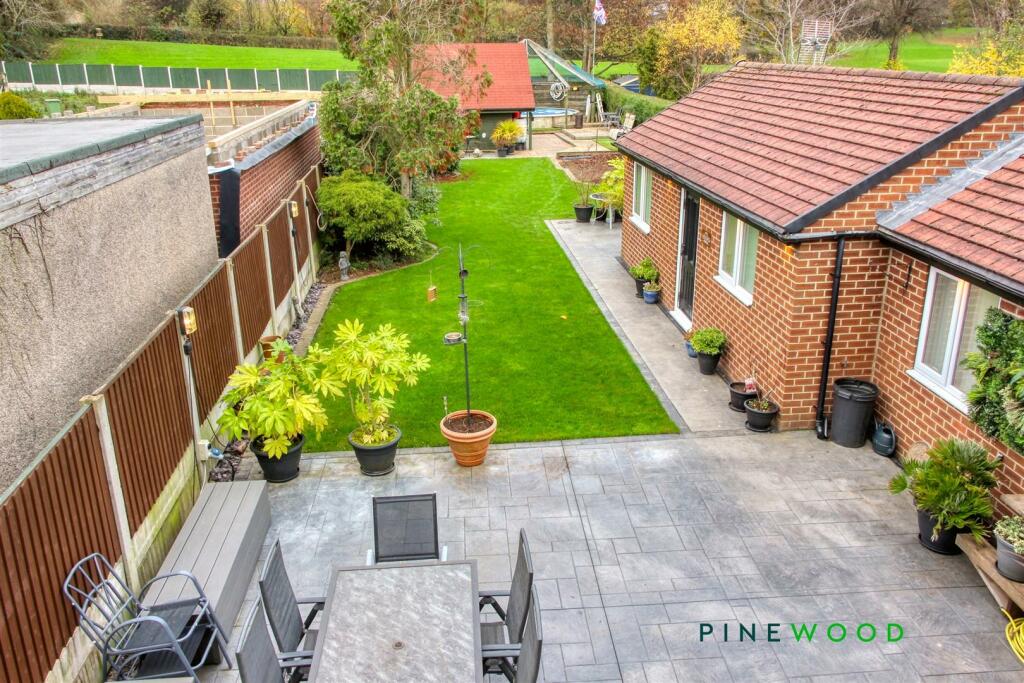 VIEWS OVER GARDEN FROM THE BALCONY