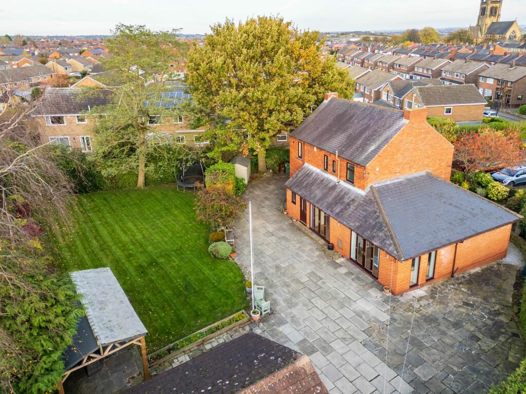 Rear view of the house 