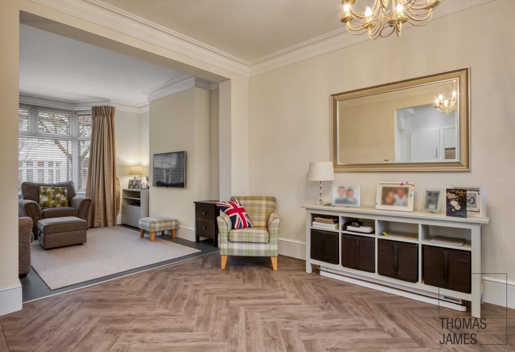 Elsiedene Road, open plan living