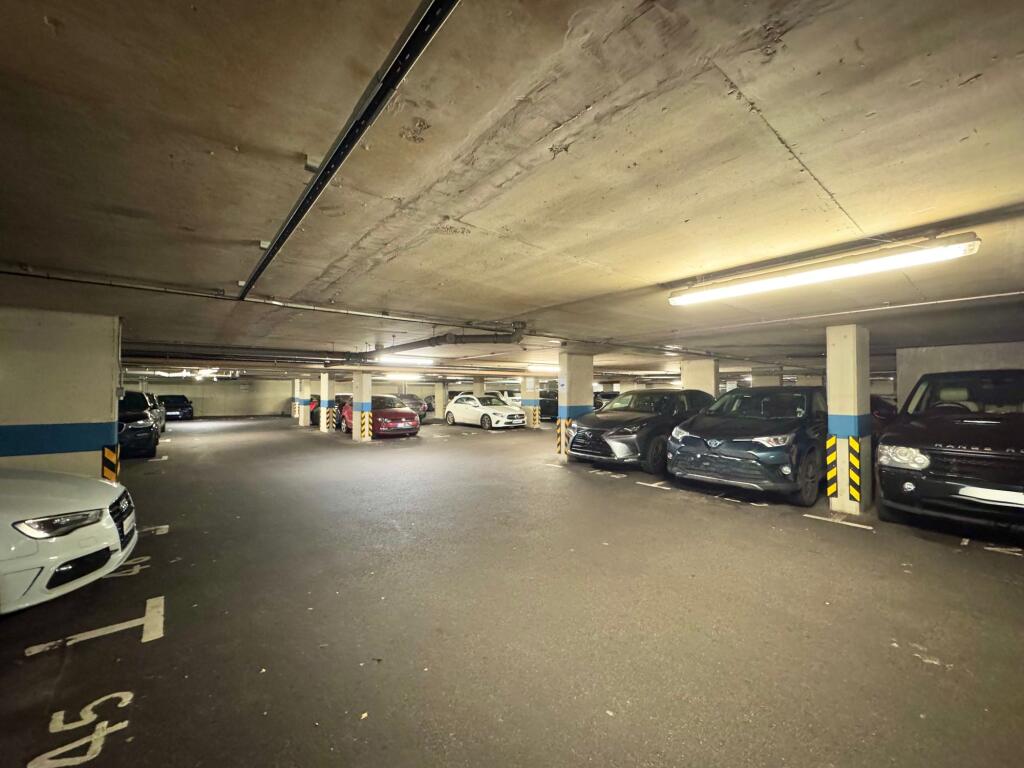 Secured residents parking