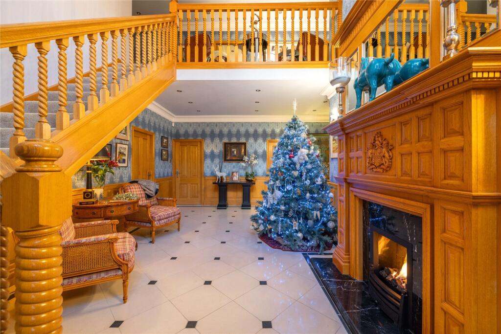 Hall At Christmas