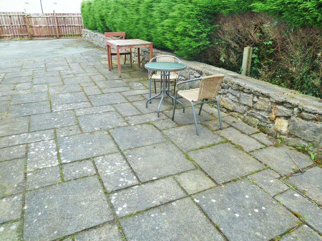 South facing patio