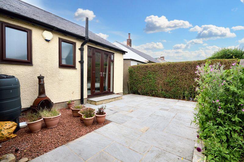 Rear courtyard garden