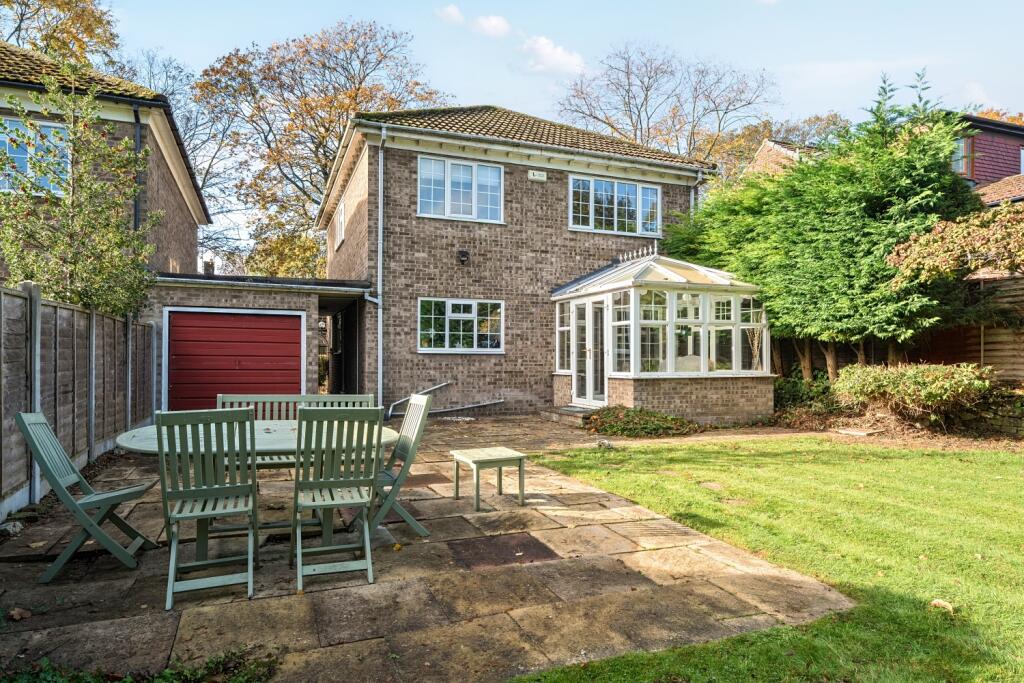 Patio and rear of house