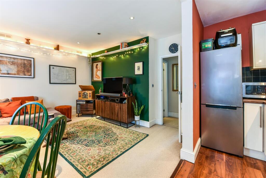 Kitchen into Living Room