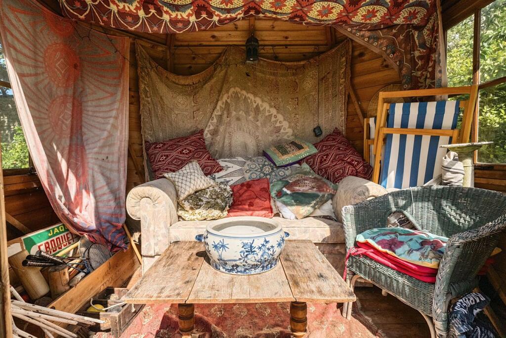 Interior of the summerhouse