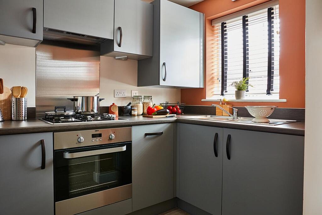 Enjoy views of the garden whilst washing up