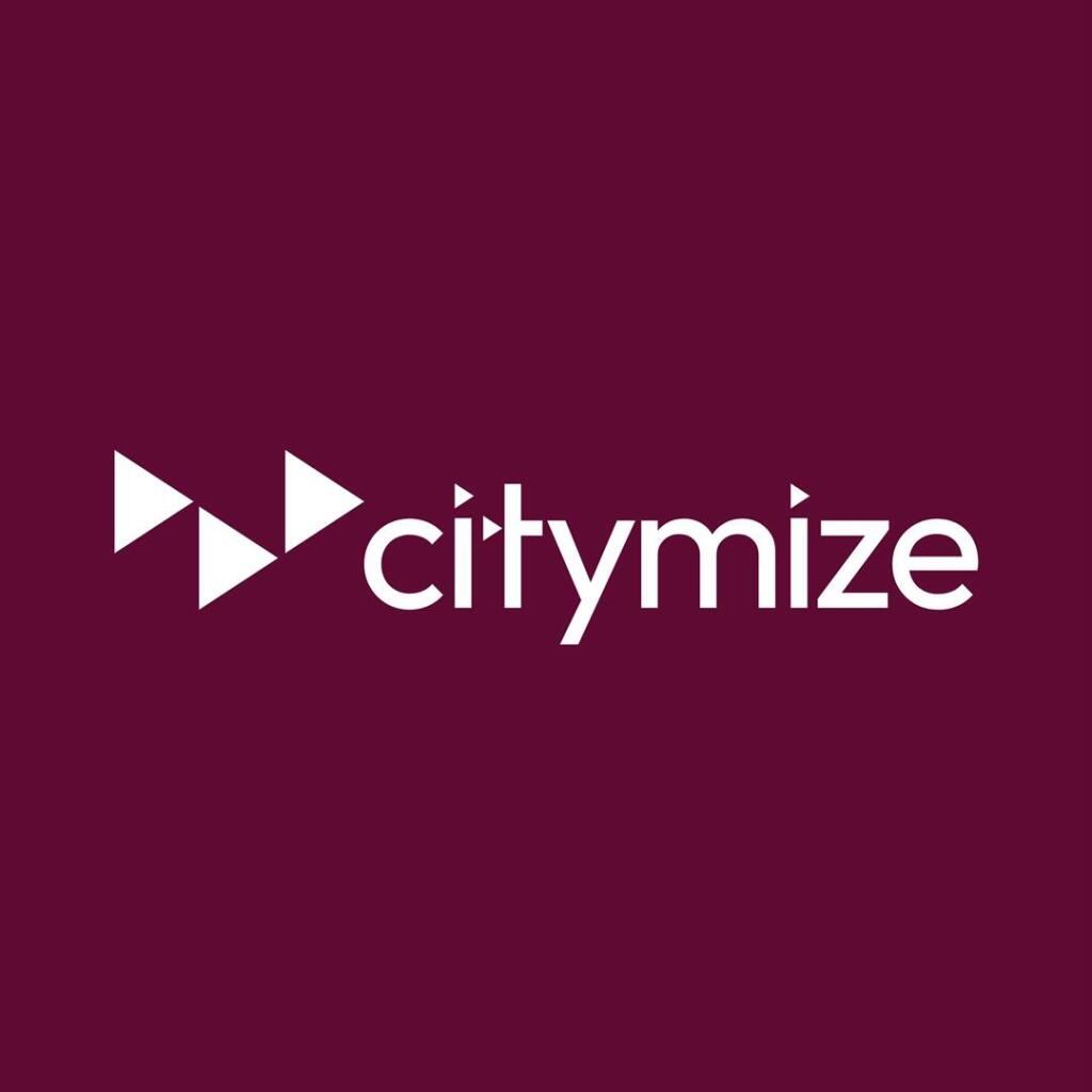 Citymize Logo - Front postion - Dark background (1