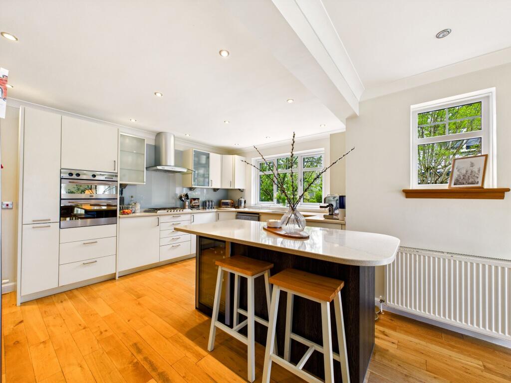 Open plan kitchen living space