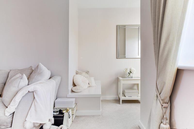 Corner nook of lounge ideal for study...