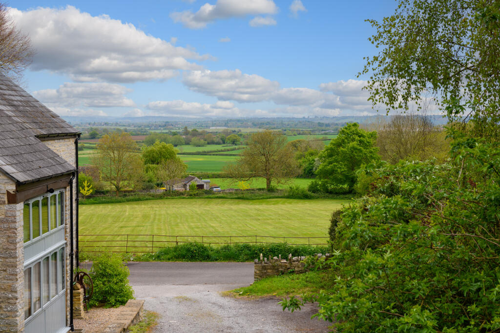 View over village green