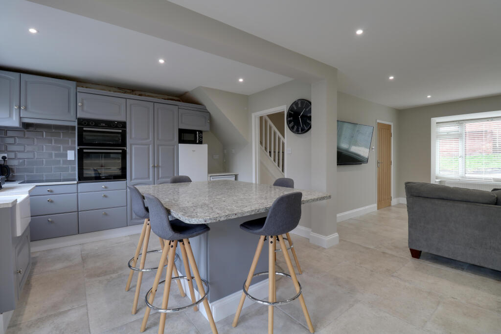 open plan kitchen