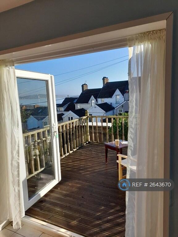 Rear Deck With Views Of Sea &amp; Castle
