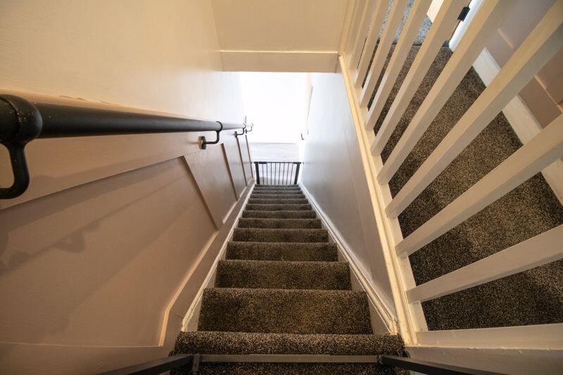 Stairwell to the upper floor