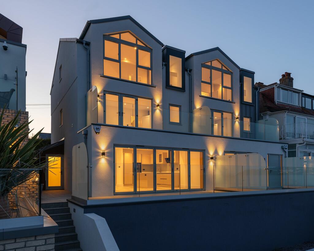 Horizons, Marine Parade, Paignton Front Elevation Twilight