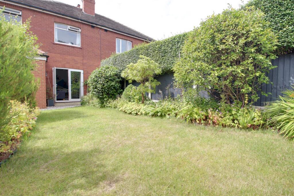 Part of the back garden