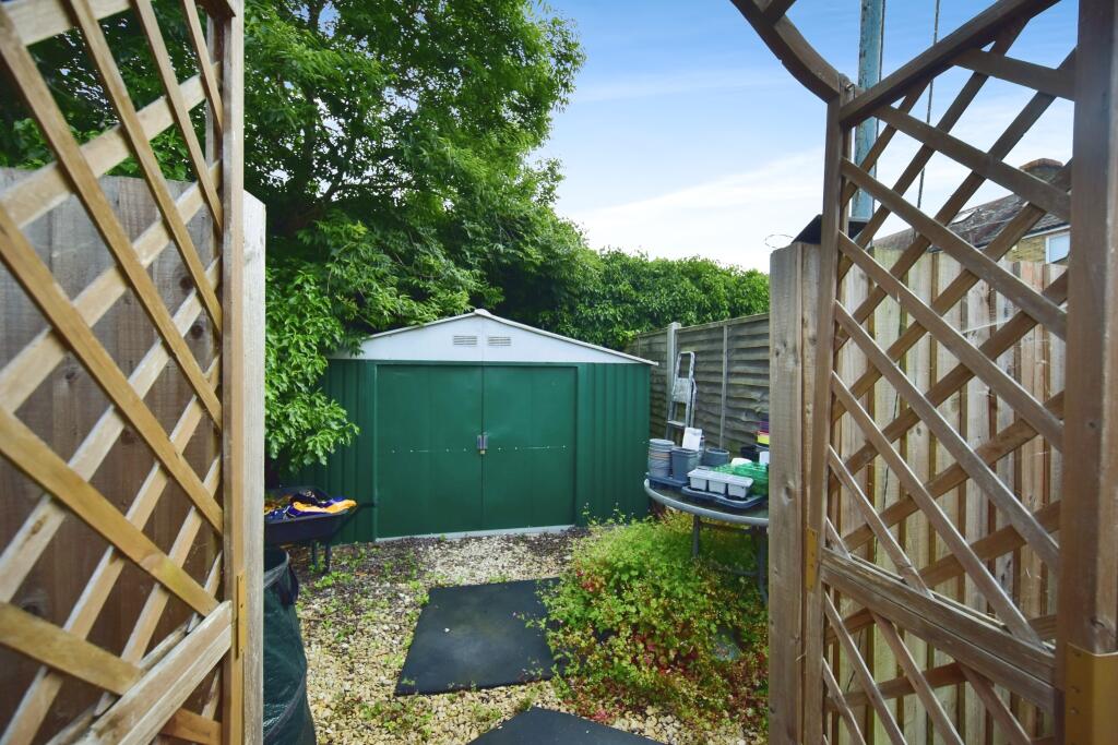 Private Rear Garden Storage