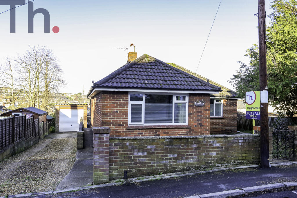 Front Elevation with driveway &amp; garage