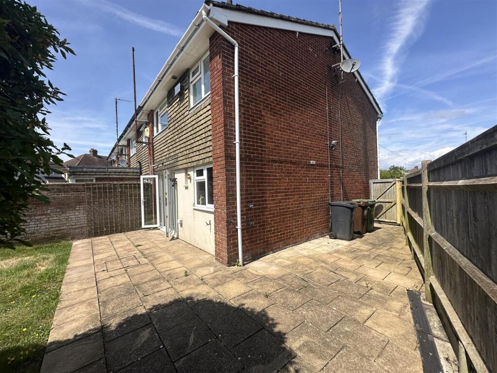 Rear of the property