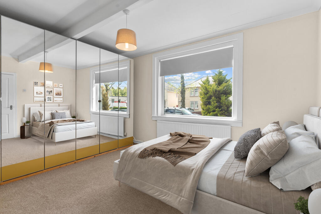 Virtually Staged Bedroom 1