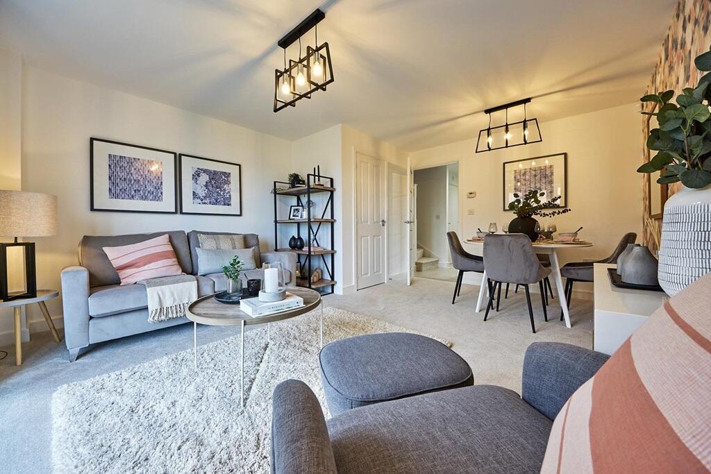 Open plan space to relax and eat