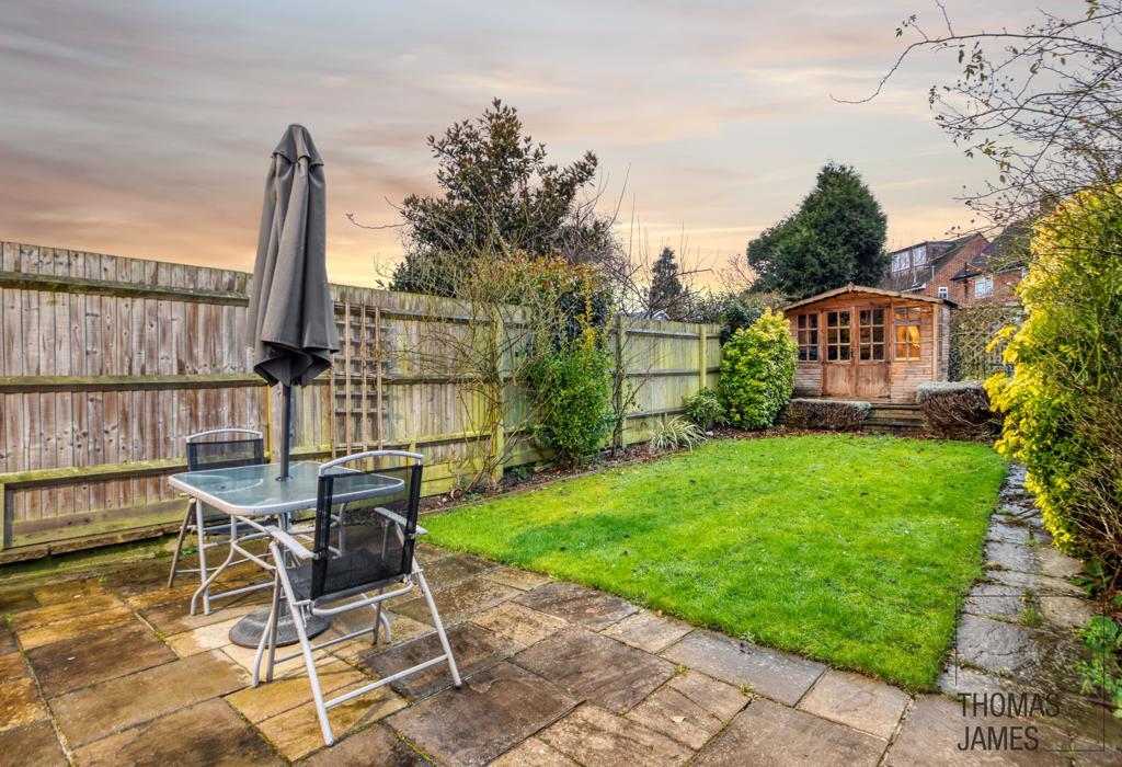 Elsiedene Road, west-facing garden