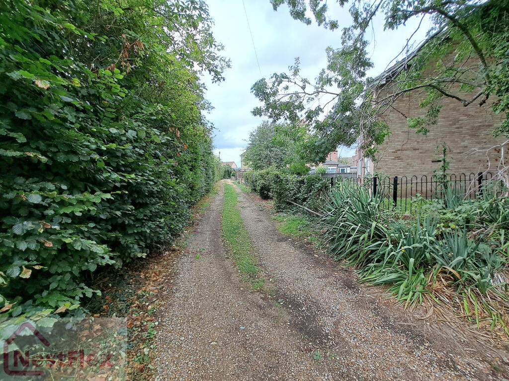 lane leading to front of property