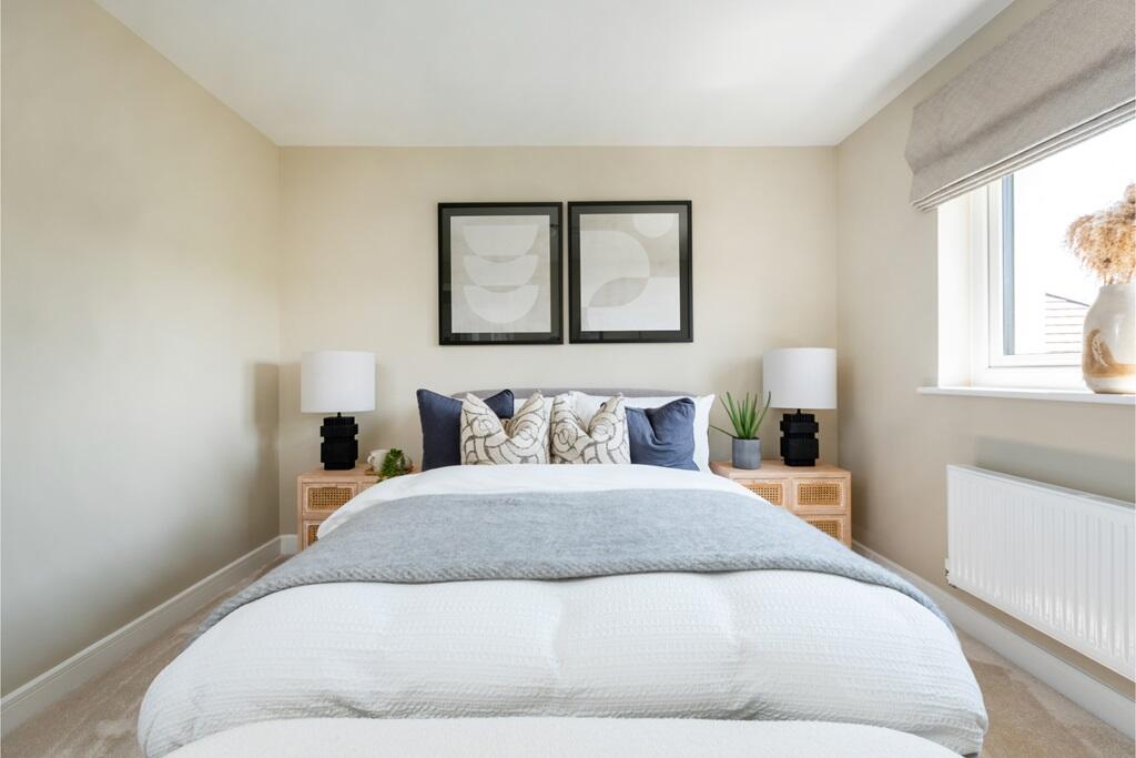 Bedroom 3 is ideal for guests or older children