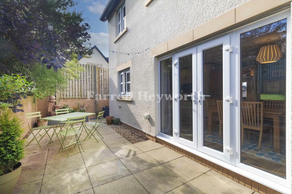 Rear patio area view