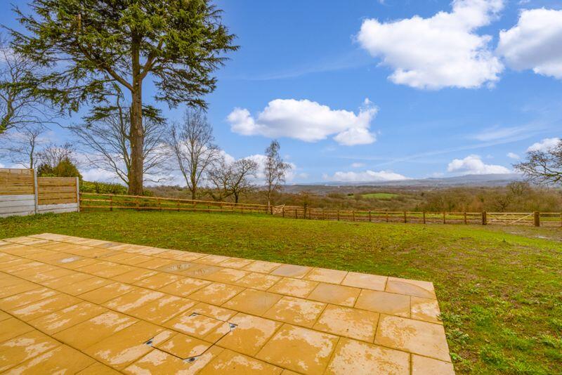 Patio and view