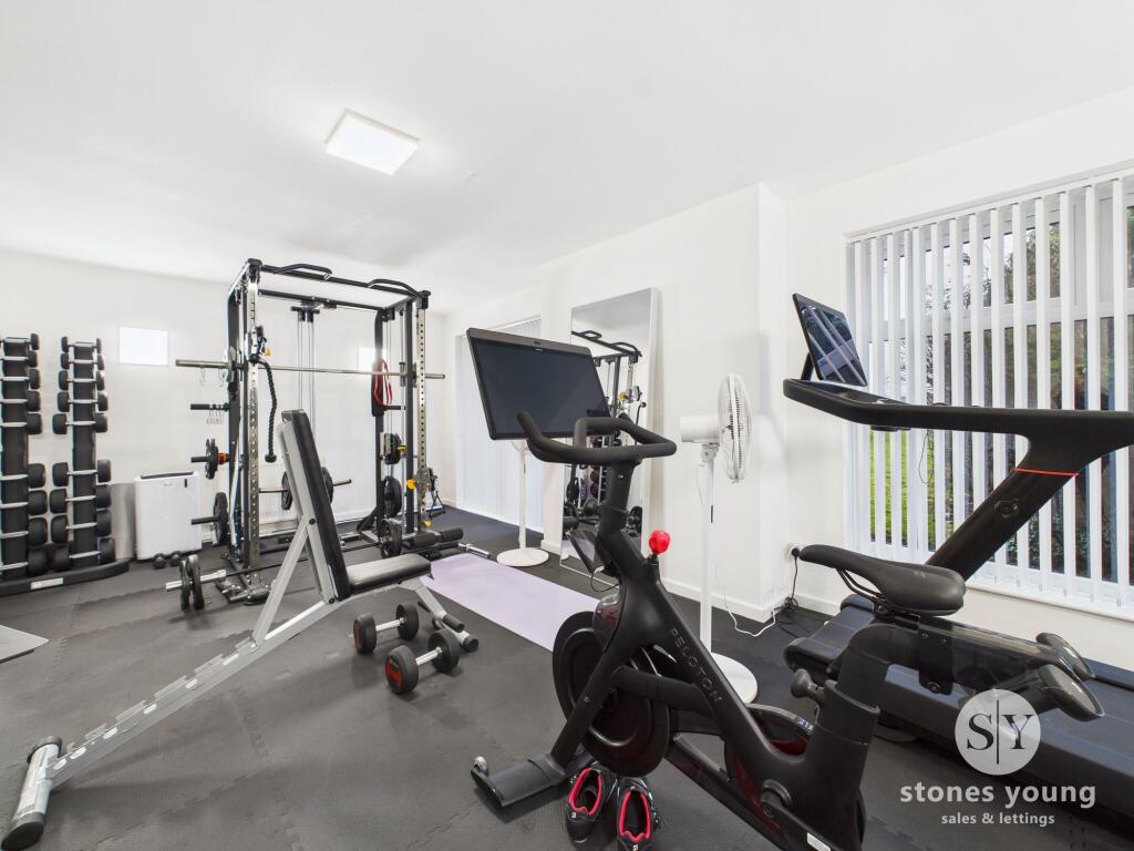 Lounge (currently the gym)