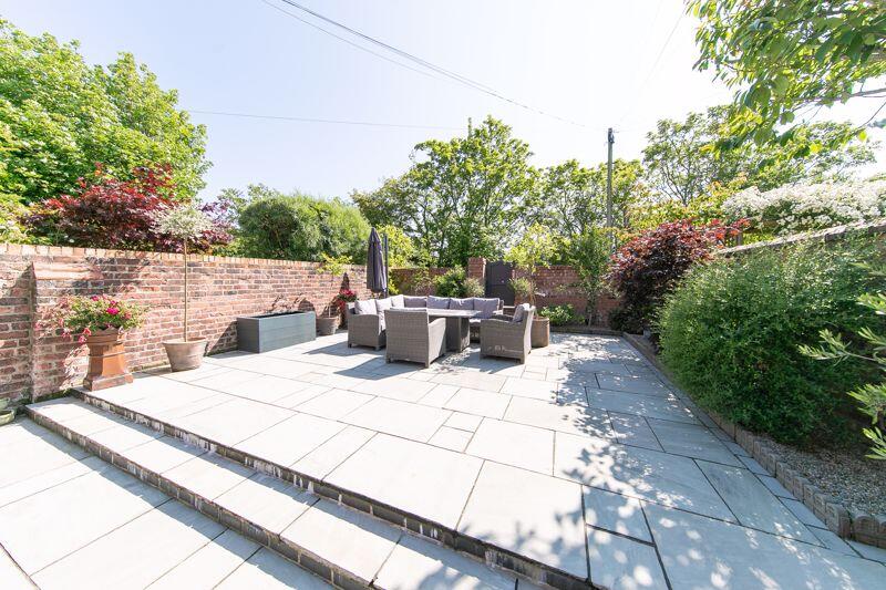 Private South facing garden