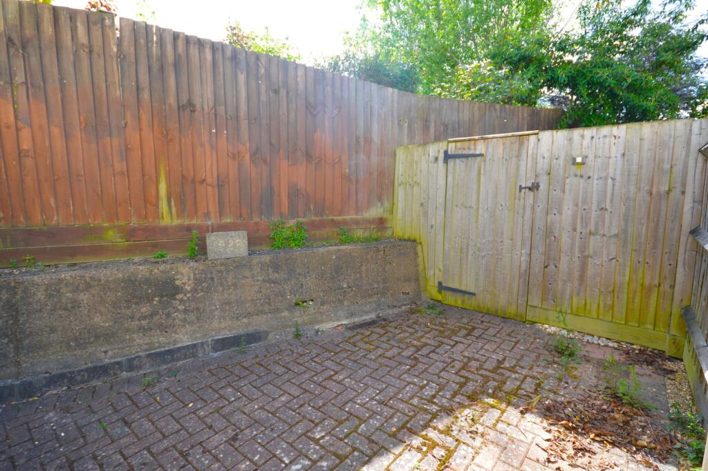 Courtyard/Storage Area leading to garage