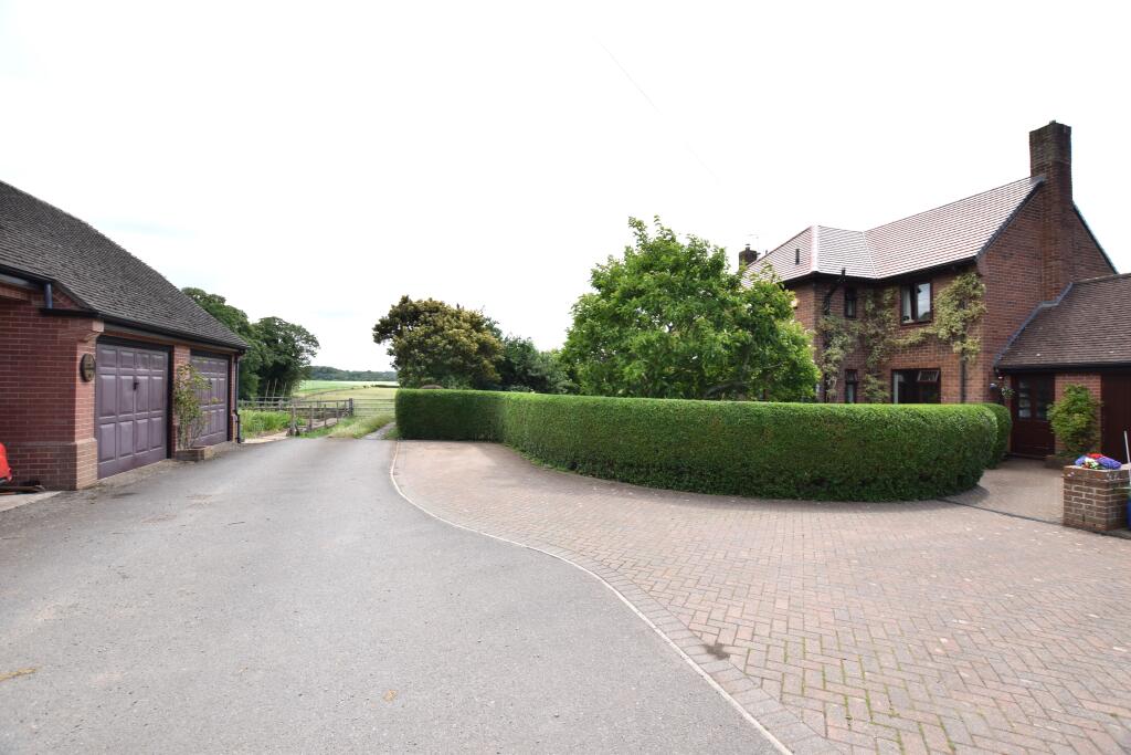 house and garage