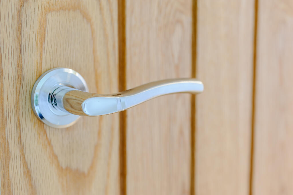 Door and door furniture detail