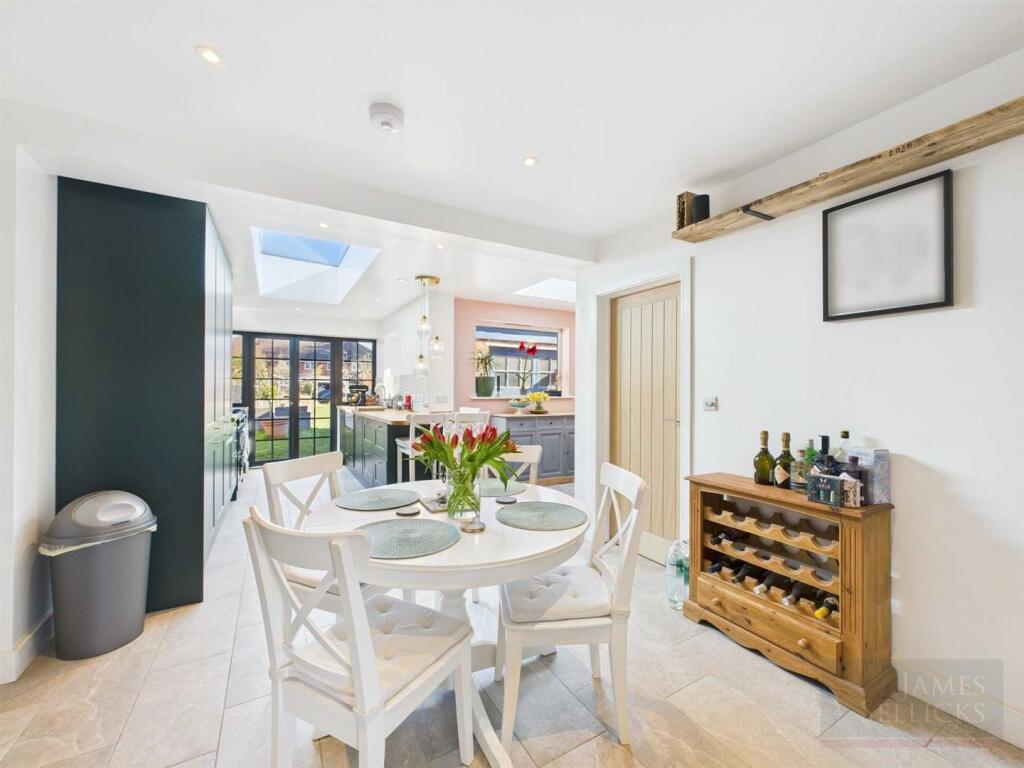 Open plan living dining kitchen