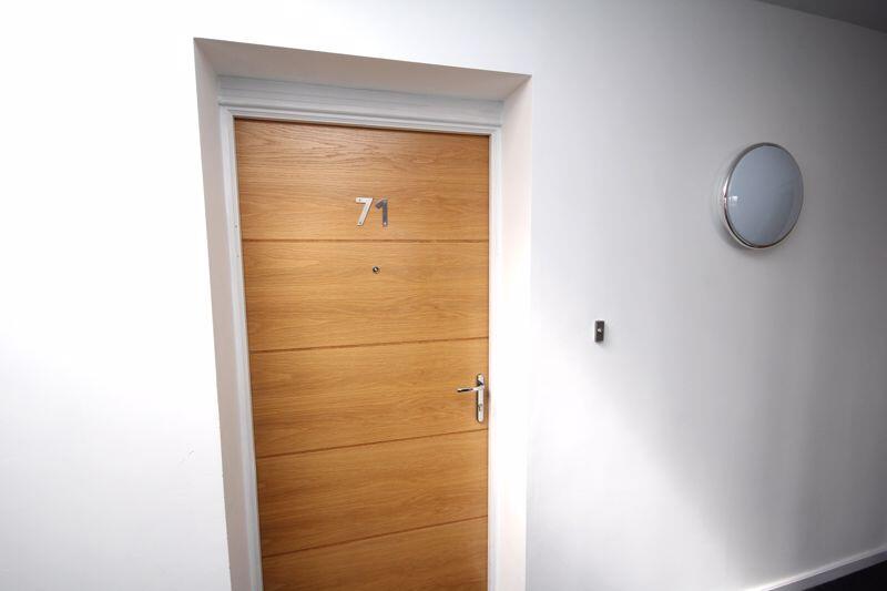 Front door to apartment