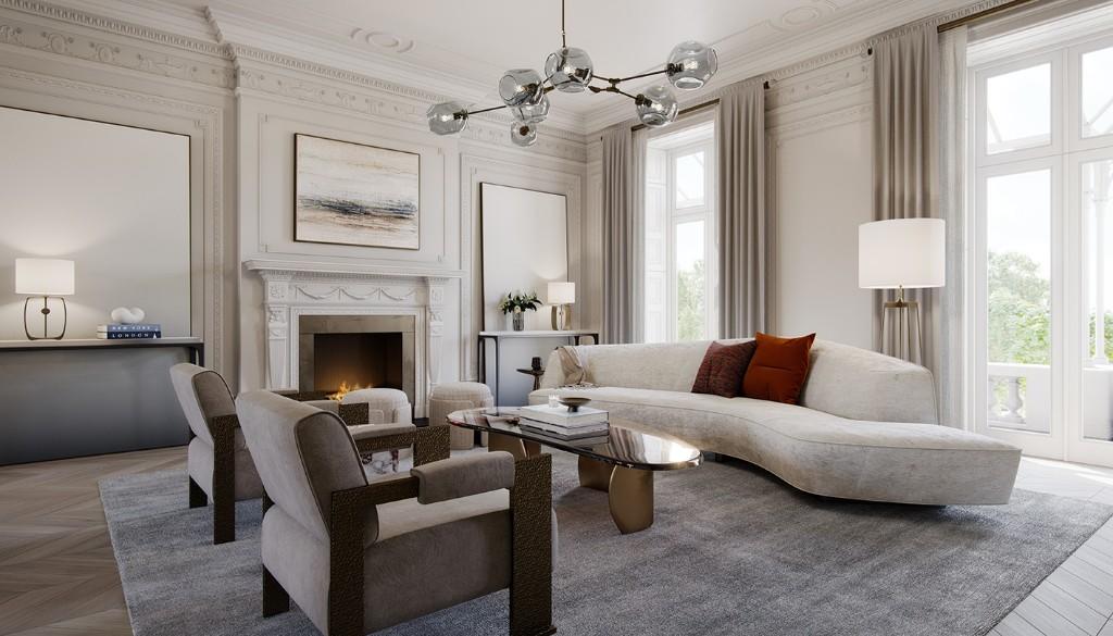 Reception room CGI