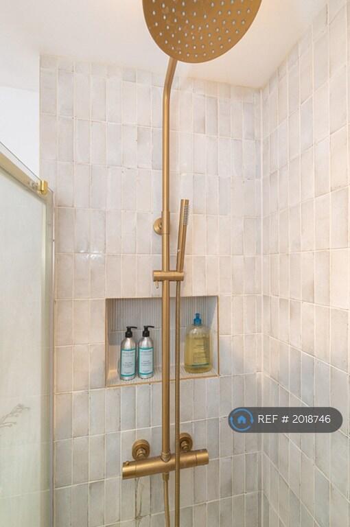 Modern Shower And Shelf