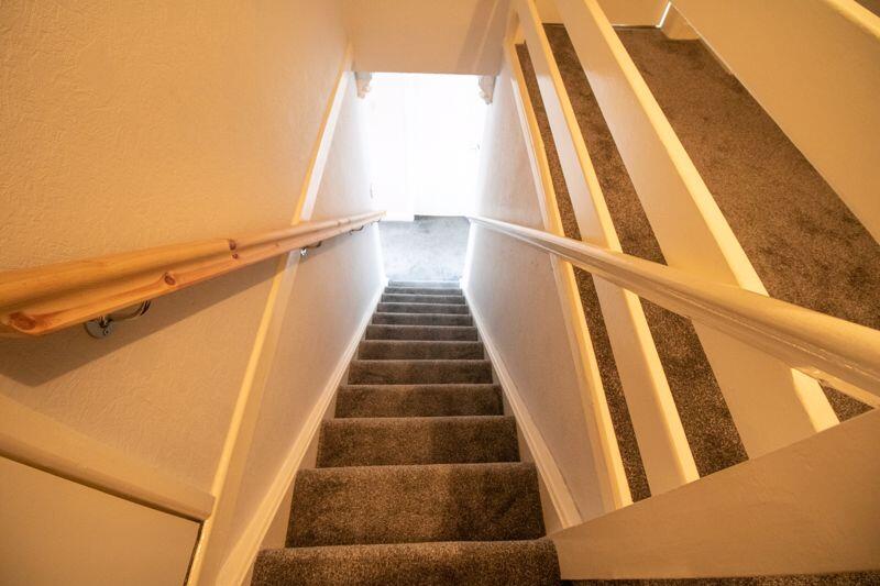Stairwell to the upper floor