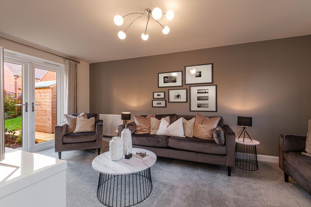 Interior view of living room in our Lutterworth 3 bedroom home