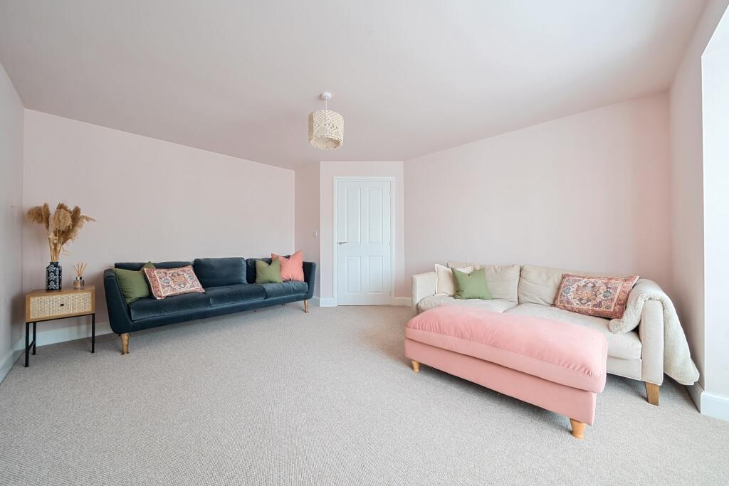 Roomy living room