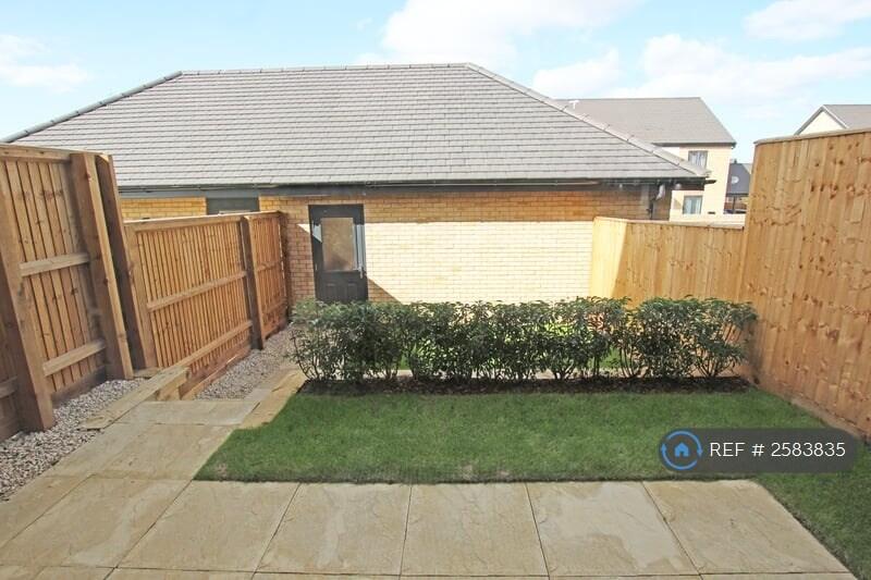 Back Garden With Door To Carpot