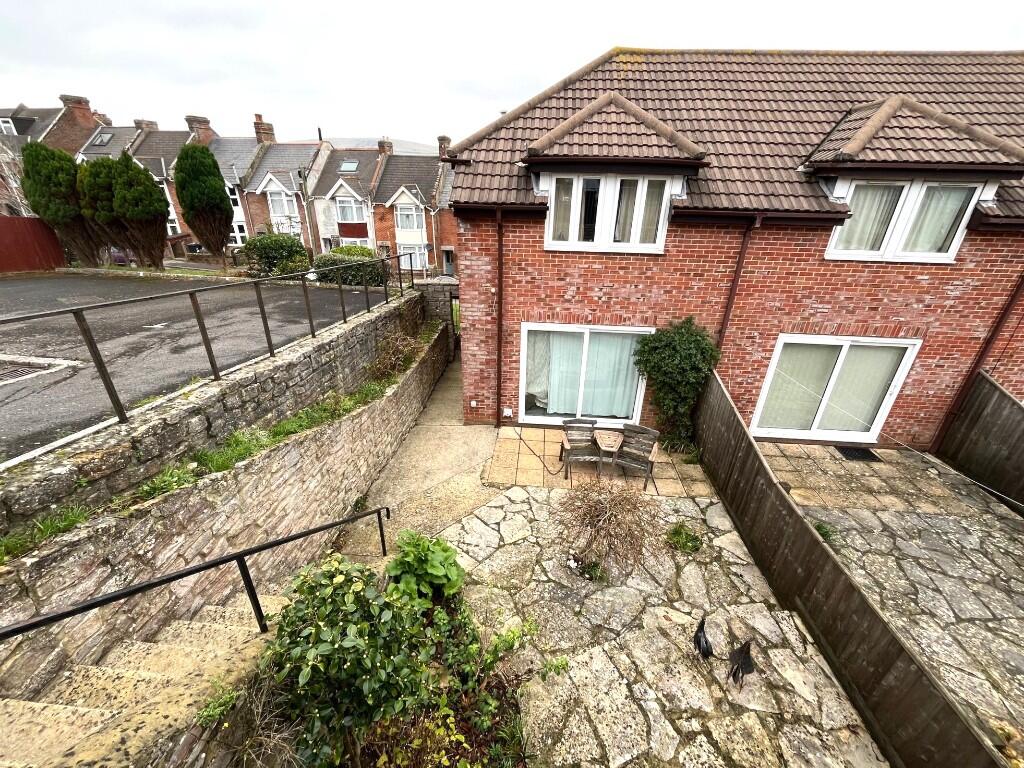 Rear of property