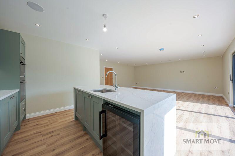 Kitchen into Family Room