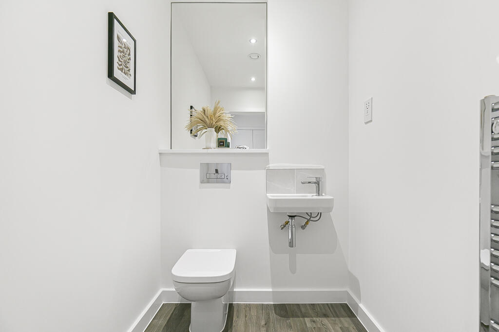 Show home cloakroom