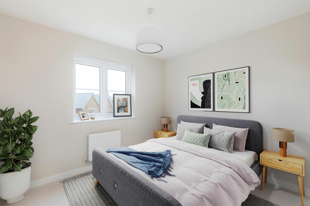 CGI image of third bedroom
